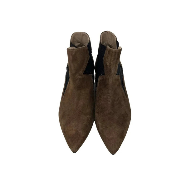 LODI Brown Suede Star Heeled Chelsea Boots Size 36 US 6-6.5‎ - Picture 2 of 10
